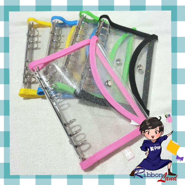 

Terupdate A6 Binder Glitter Bening Bentuk Amplop / Envelope Cover Glitter Transparan CSE