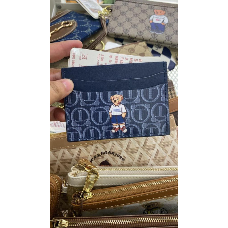 TTWN Bear Card holder Navy
