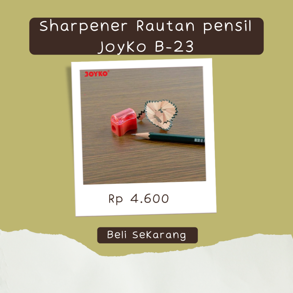 

Sharpener Rautan pensil Joyko B-23