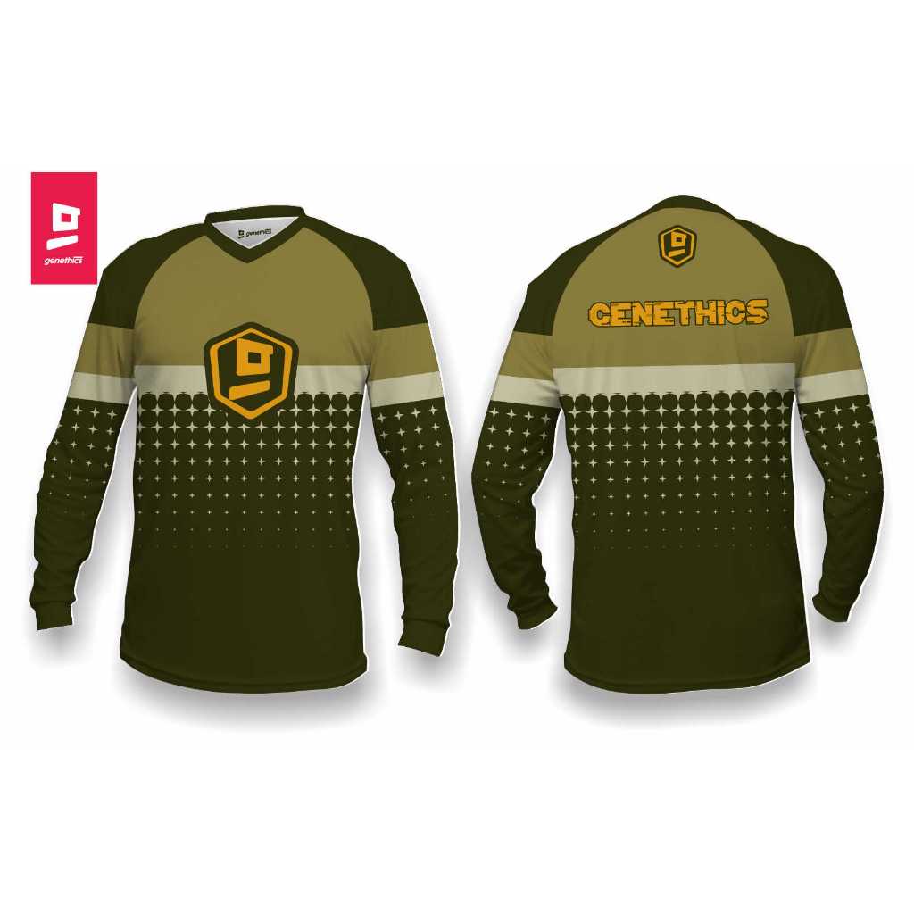JERSEY SEPEDA DOWNHILL / MTB GENETHICS - JERSEY CUSTOM - DH23-039 - JERSEY DOWNHILL - JERSEY MTB