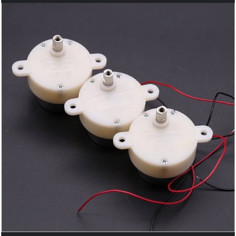 DC Motor Dinamo gearbok low rpm DC 5v 3v-9v