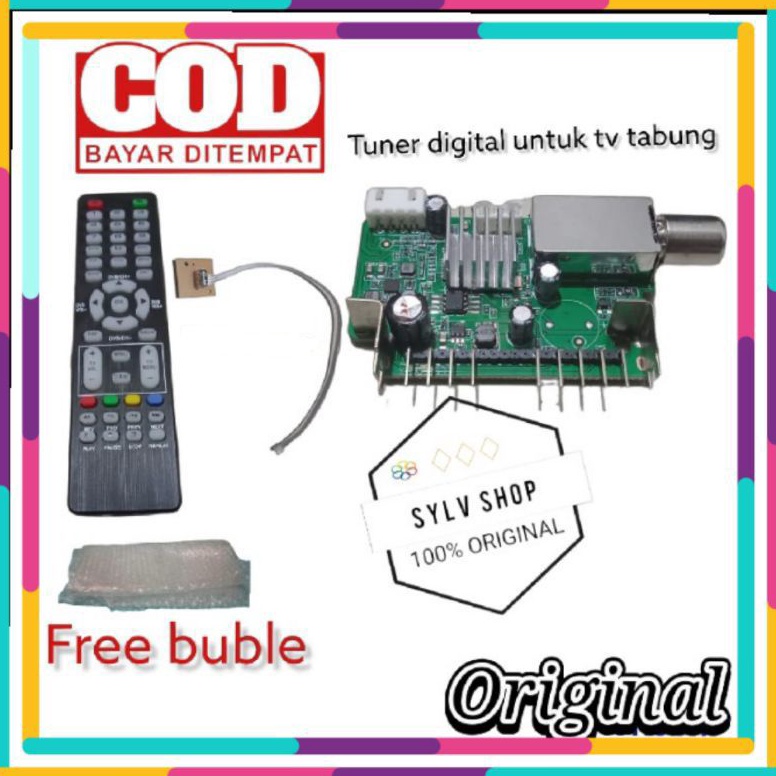 Harga Termurah.. TUNER digital tv tabung untuk mesin tv china Lcd Led universal 87H