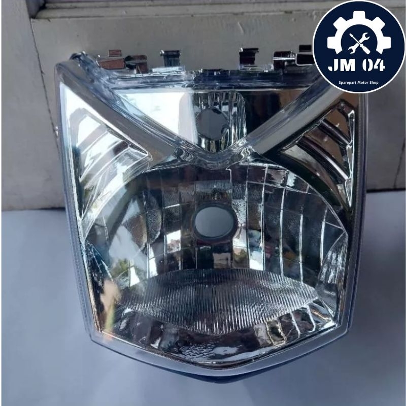 Reflektor lampu depan motor honda beat fi lama 2013-2016
