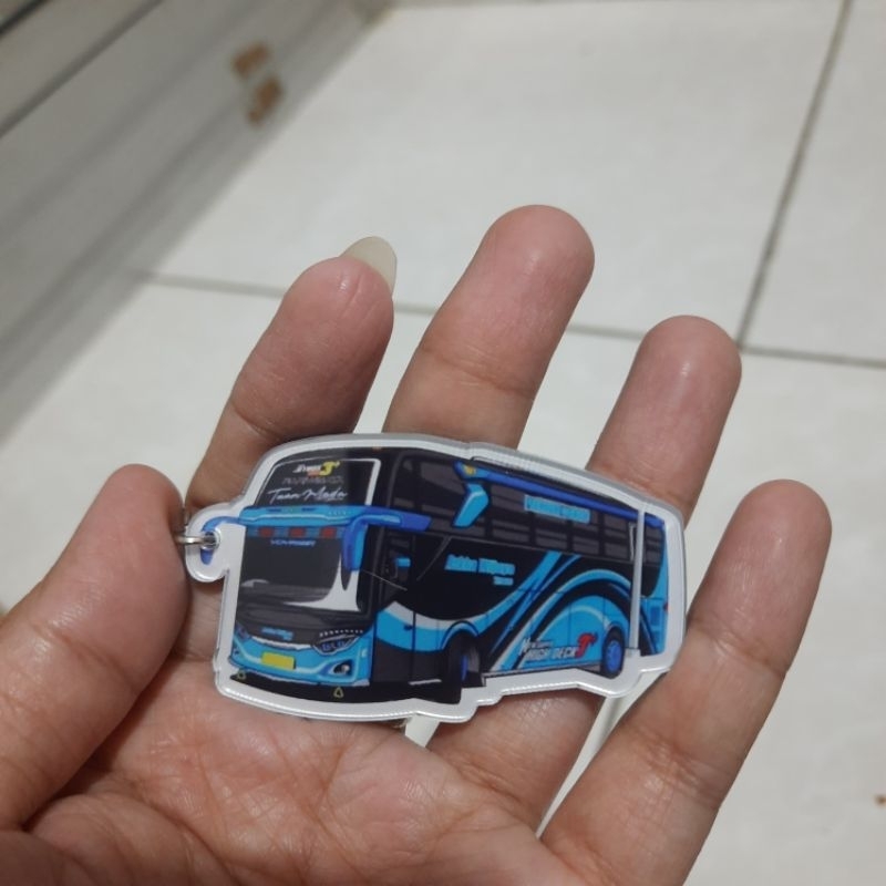 Gantungan Kunci Bus Bis Azka Wijaya Tuan Muda