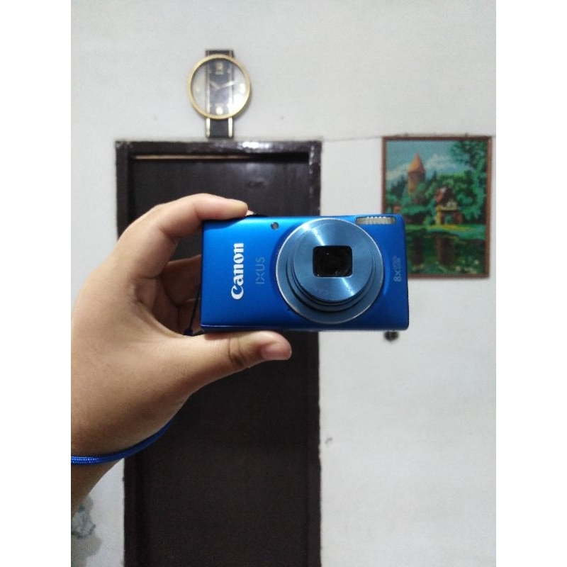 Camera Digital Camera Pocket Canon Ixus 132, Bekas Pemakaian, Berfungsi Normal, Full Perlengkapan