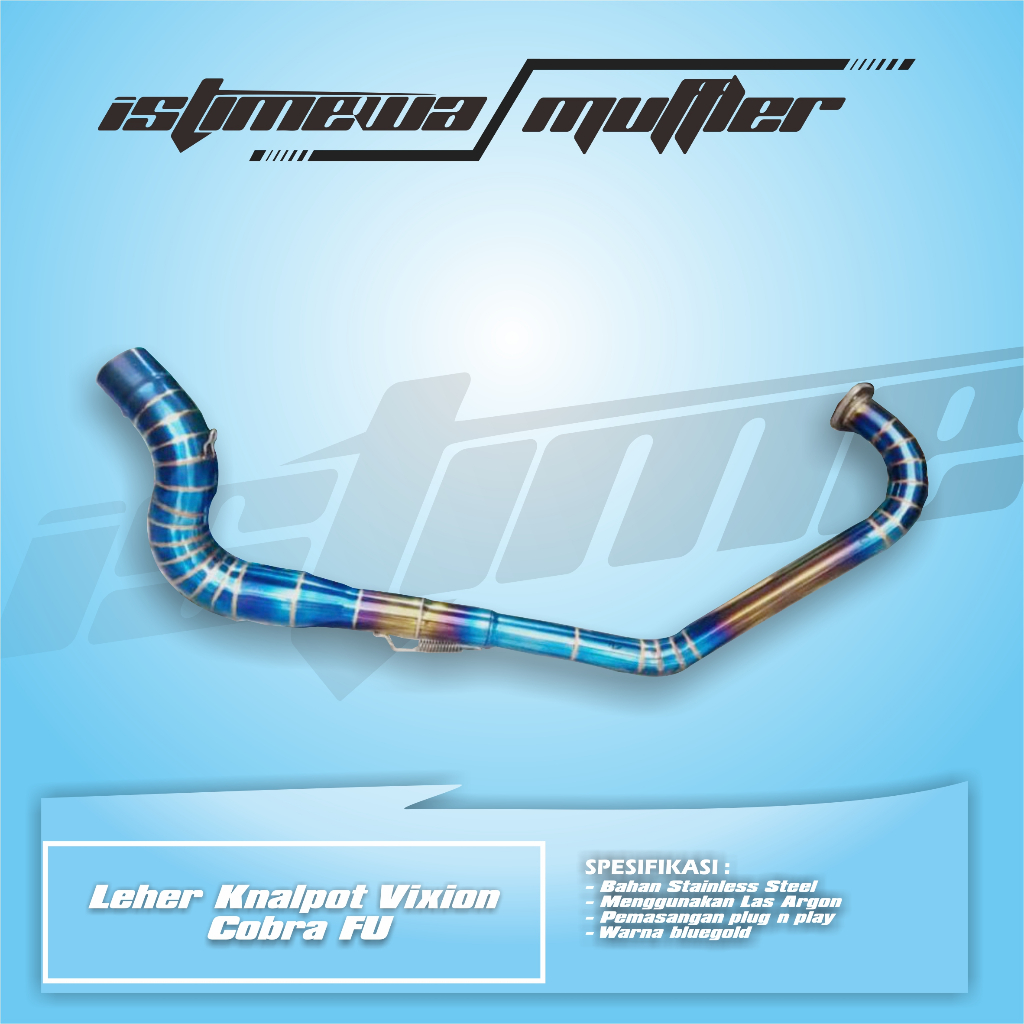 Leher Knalpot Vixion Cobra FU Vixion MANTAPPP