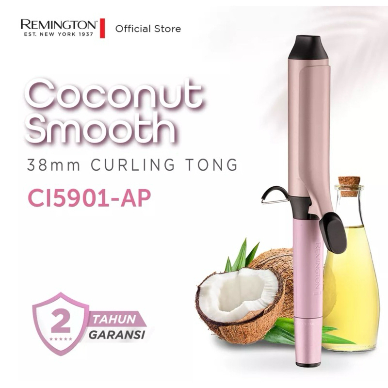 (Second) REMINGTON Coconut Smooth 38mm Curling Tong