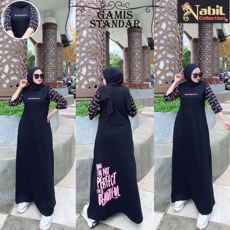 Gamis Authentic / Gamis Kaos (By Nabil)