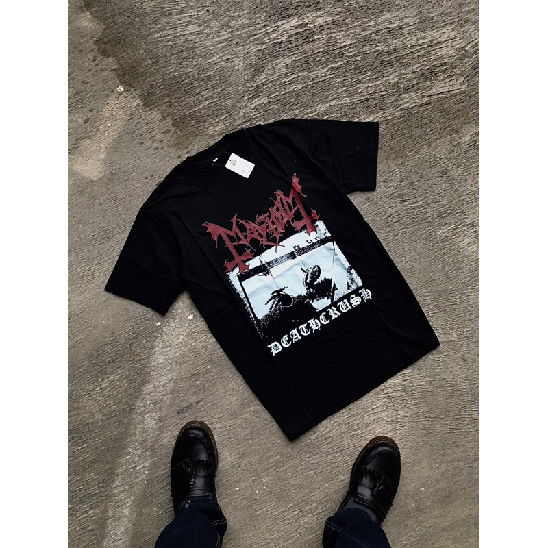MAYHEM - DEATHCRUSH BLACK TSHIRT.