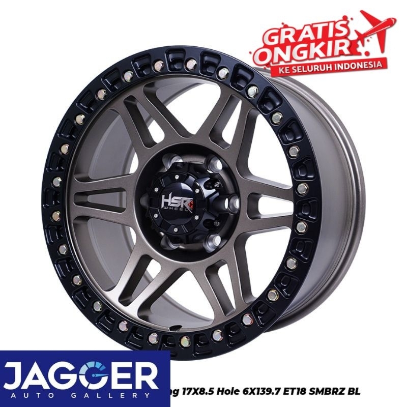 Velg mobil fortuner pajero hilux strada triton hsr abiko ring 17