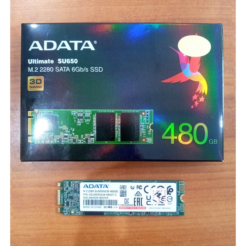 SSD ADATA SU650 M.2 2280 480GB SATA III