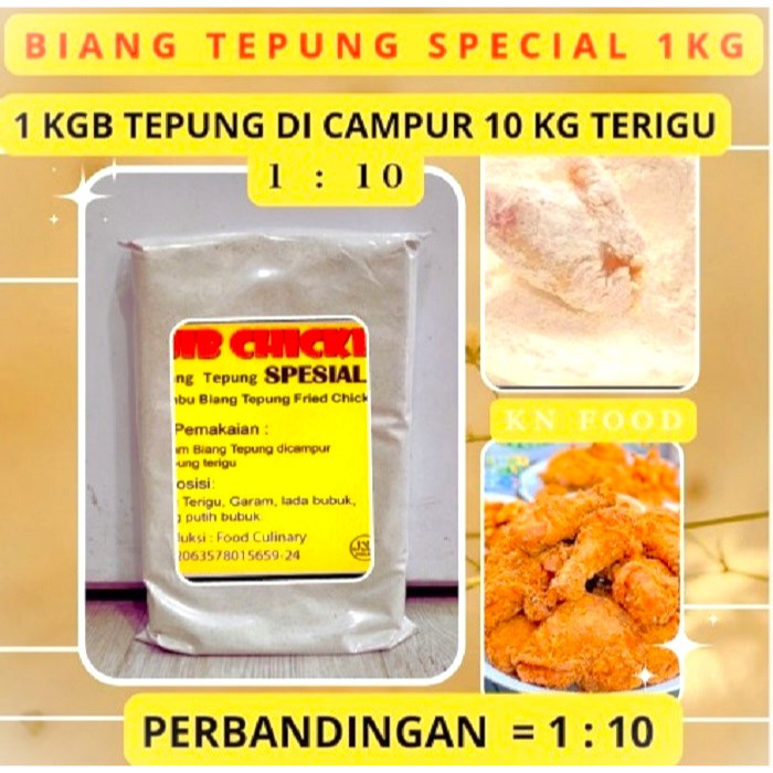 

BIANG TEPUNG SPECIAL TEPUNG INTI FRIED CHICKEN