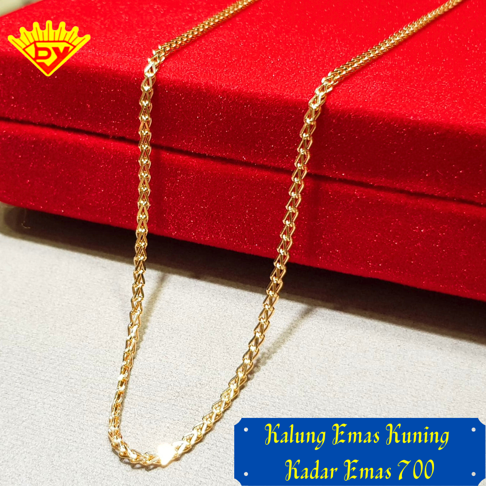 Kalung Rantai Emas Kuning 756 Kadar Emas 700