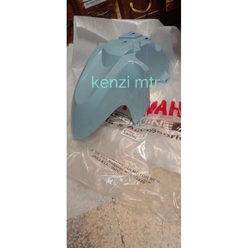 spakbor depan Yamaha Mio gear biru muda