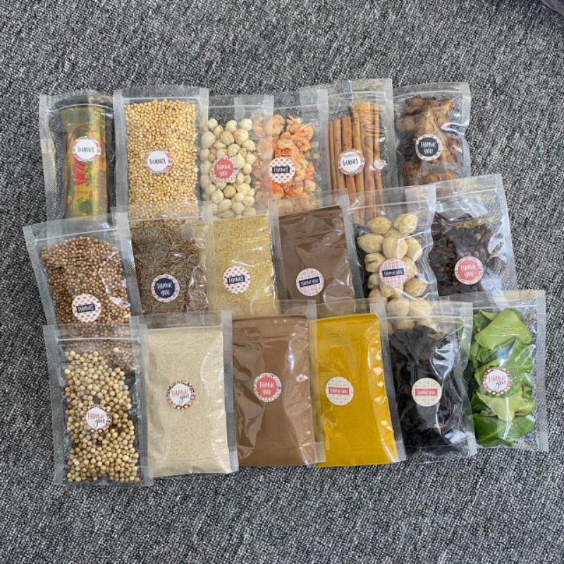 

25 - 50 Gram | Aneka Bumbu Ekonomis | Rempah Bumbu Dapur Hemat