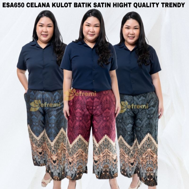 CELANA BATIK MODERN#KCELANA BATIK SATIN#ROK CELANA BATIK MODERN /SKIRT BATIK ESA650