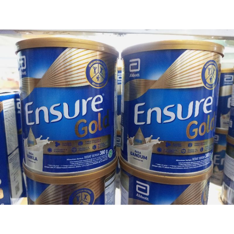 

ENSURE GOLD VANILA/GANDUM 380GR(PROMO)
