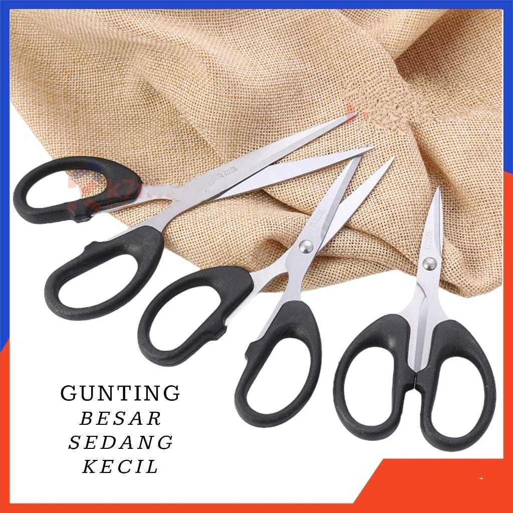 

Gunting Stainless Serbaguna Ukuran Kecil, Sedang, Besar
