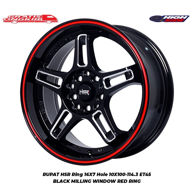 Velg Racing Mobil Toyota Avanza New | Pelek Hsr Rupat R16