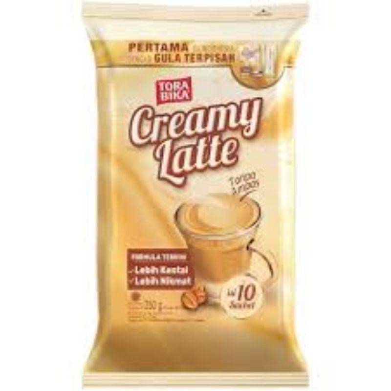 

kopi torabika creamy latte isi 10 sachet