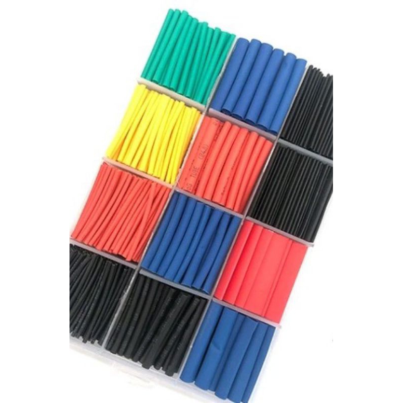 Isolasi Bakar / Heat Shrink Kabel Bakar Konektor Penyambung Kabel Ukuran Kecil Sedang Besar Warna Wa