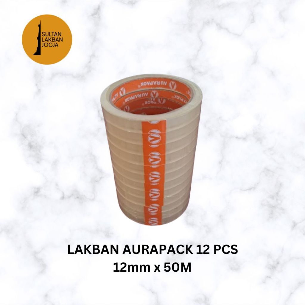 

LAKBAN BENING AURAPACK 12mm x 50M x 40mic (55Y) 1 PACK