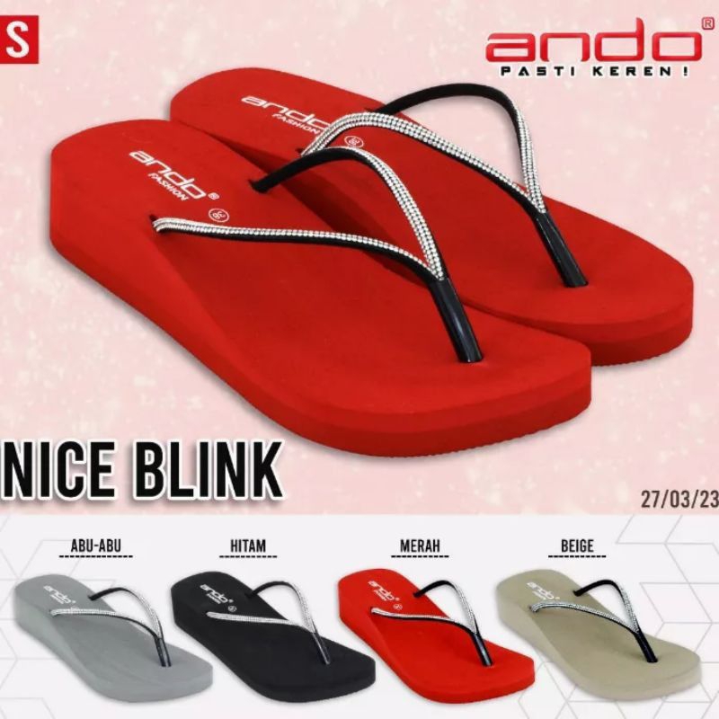SANDAL JAPIT WANITA ANDO NICE BLINK LADIES