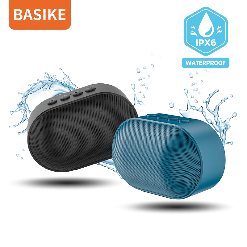 (HOT)BASIKE Speaker Bluetooth Mini Portable Music Bass Stereo Original Audio Equipment Super Bass