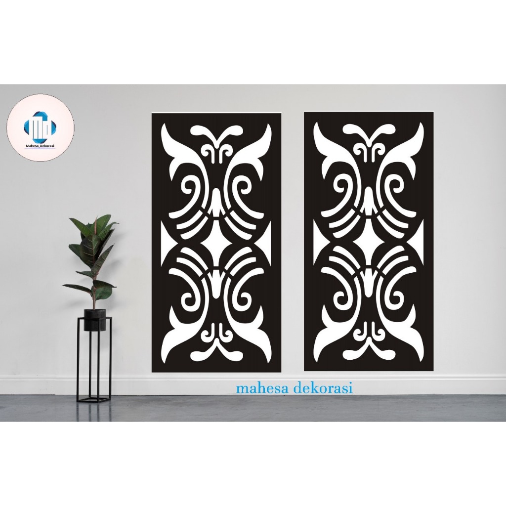 ORNAMEN DINDING PVC 3D / KRAWANGAN PVC 100CM X 50CM