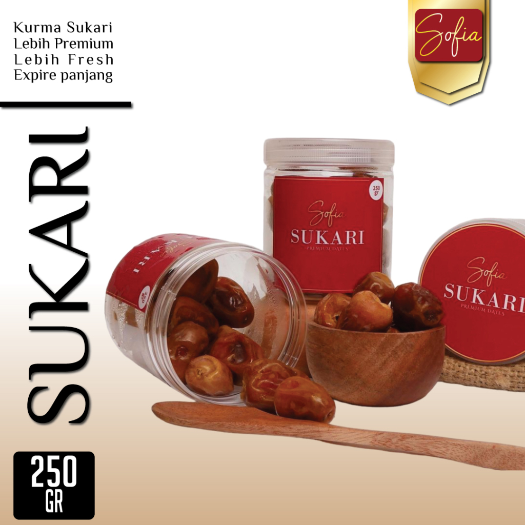 

sukari premium sofia 250 gr - sukari 250 gr- kurma sukari 250g