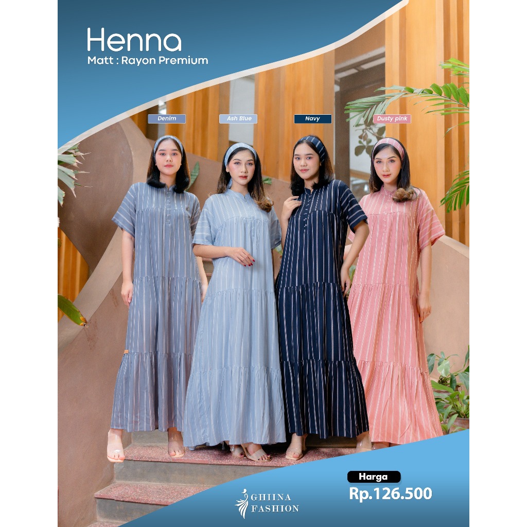 Henna Dress_GhinaFashion