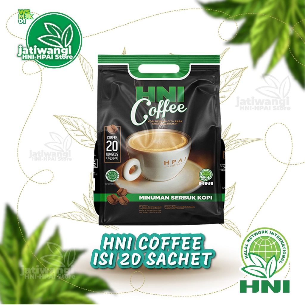 

HNI Coffee HPAI Kopi Herbal Meningkatkan Daya Tahan Tubuh Sehat Nikmat dengan Campuran Susu | ORIGINAL BPOM