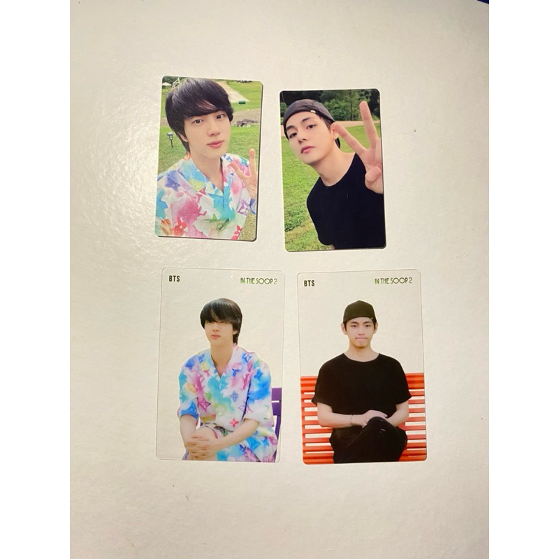 BTS ITS Photocard + Pc Transparant only tae-jin