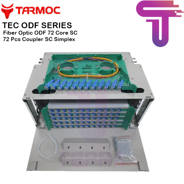 Fiber Optic ODF/OTB 72 Core SC Lengkap Rackmount | ODF 72C SC