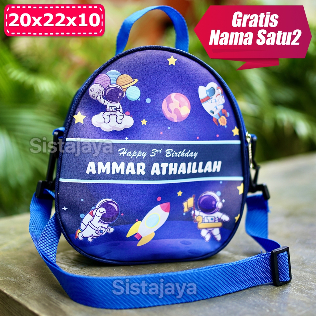 Tas Telur Souvenir Ulang Tahun Anak Astronot