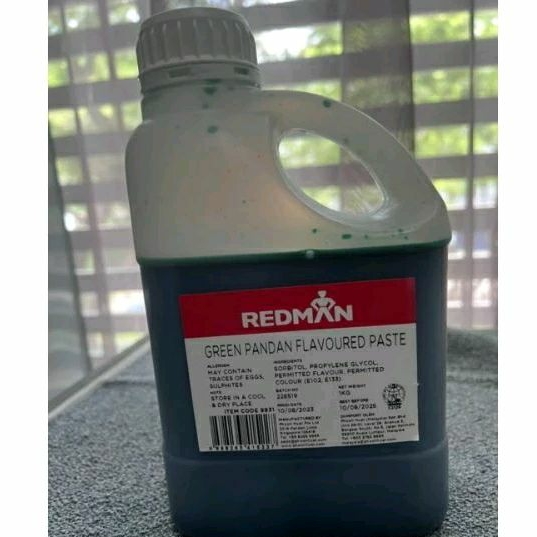 

Pasta Pandan Hijau REDMAN Green Pandan Flavour Paste Repack 100gr