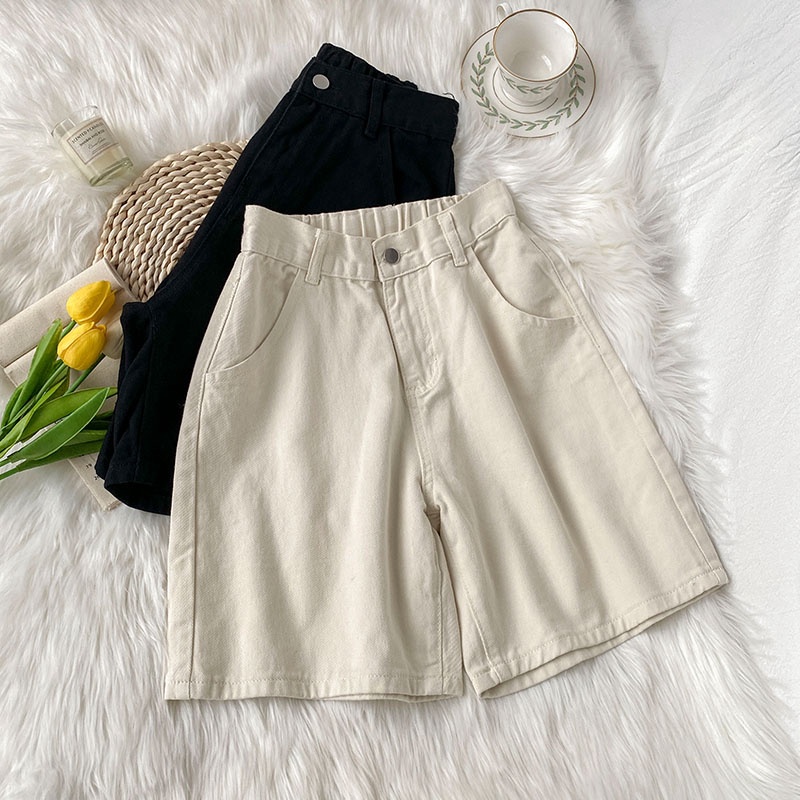 ✨TERBARU✨ Jeans Women New Arrival 2023 ||Hot Pants High Waist Jeans ||Wanita Celana Pendek Jeans Wan