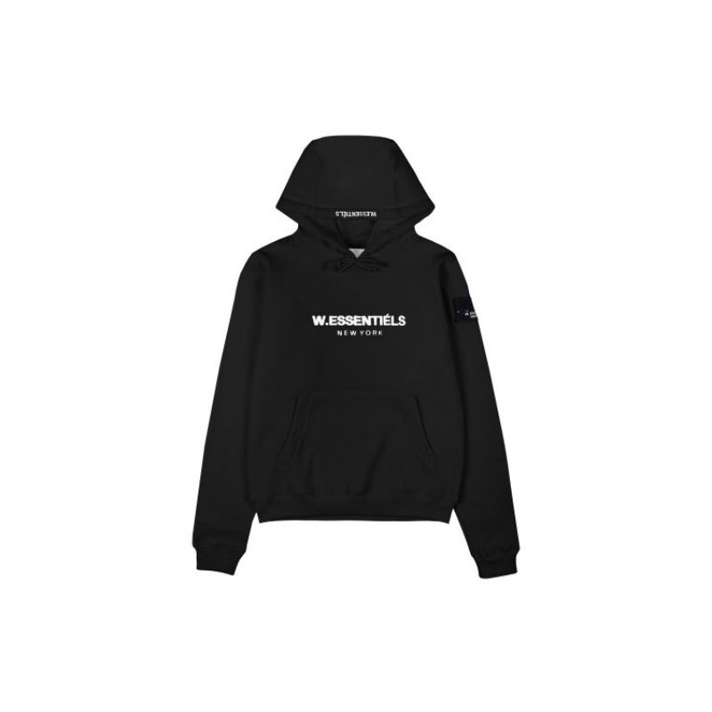 W.Essentiels Jaket Ecume Oversize Hoodie Noir Black Essentiels