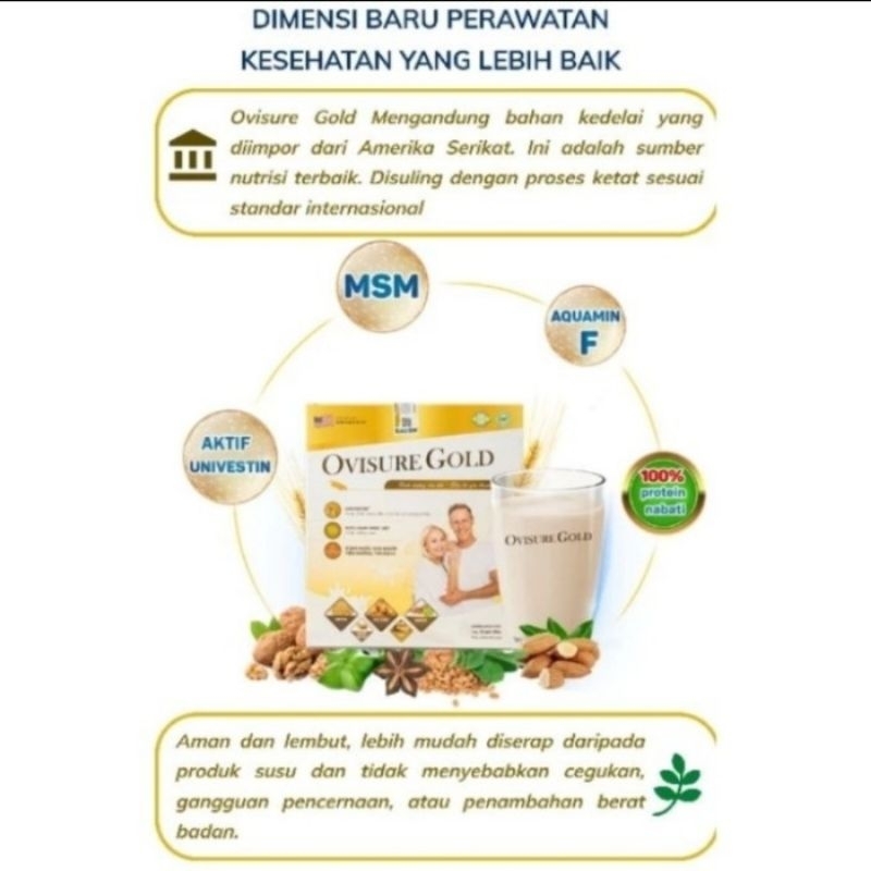 

Ovisure gold original atasi tulang keropos persendian