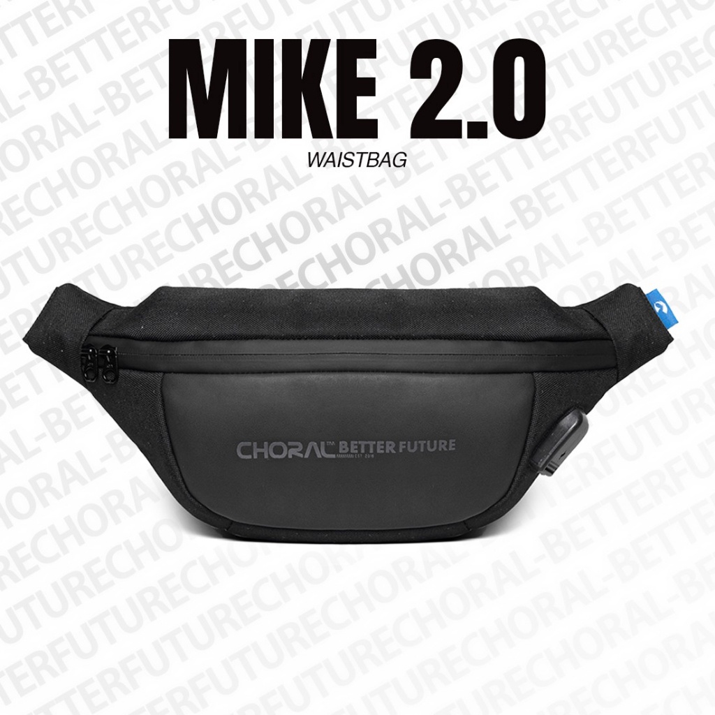 ✨SHOPEE MALL✨ CHORAL MIKE 2.0 WAISTBAG - TAS PRIA WANITA murah