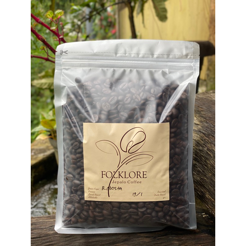 

Roast bean Kopi Robusta Komersil 1000gram dari lereng muria