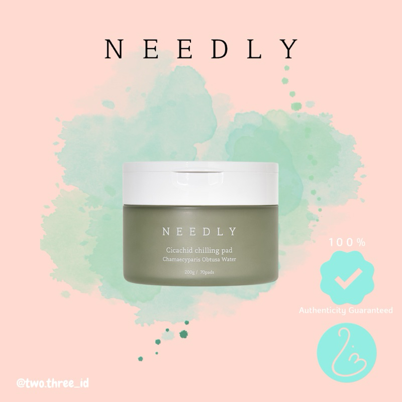 [FAREWELL SALE] NEEDLY Cicachid Chilling Pad Toner 70 pads