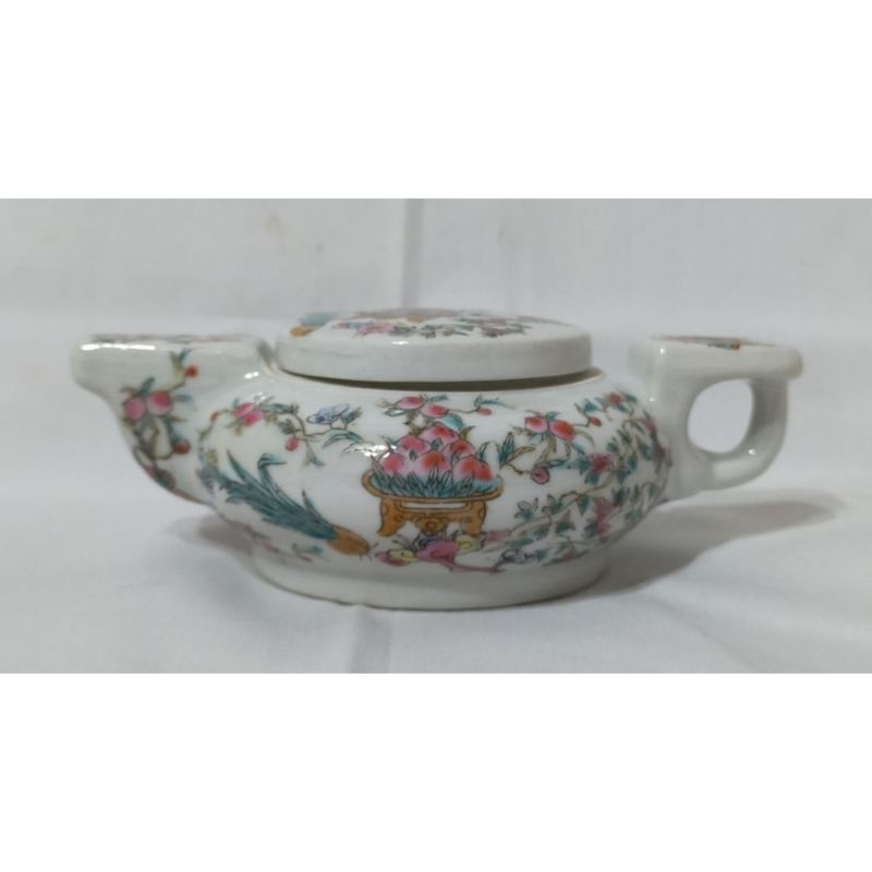 teko teh keramik family rose cina ceper antik