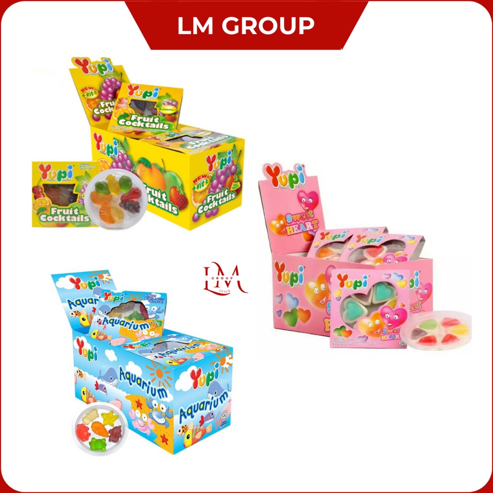 

[♢P48➤] Yupi 1000 Aneka dan Bentuk 1 Box Isi 12 pcs Stock Masih Banyak