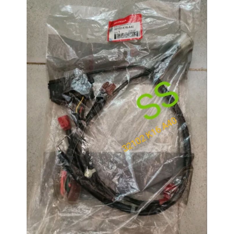 harness wire batt kabel body bodi bagian aki acu batrai skopi scoopy fi esp keluaran ke 3 tahun 2015