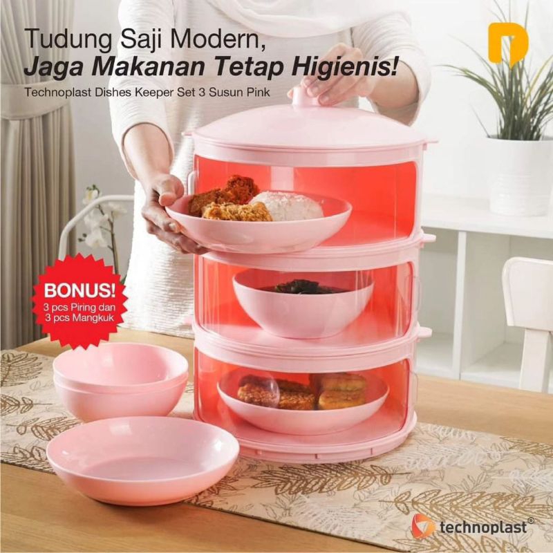 Tudung Saji Technoplast / Dishes Keeper Susun 3&4&5
