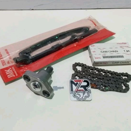 PAKET TENSIONER RANTE KETENG NEOTECH/MEGAPRO//TAHANAN RANTAI KAMPRAT MESIN SET LIDAH HONDA GL PRO NE