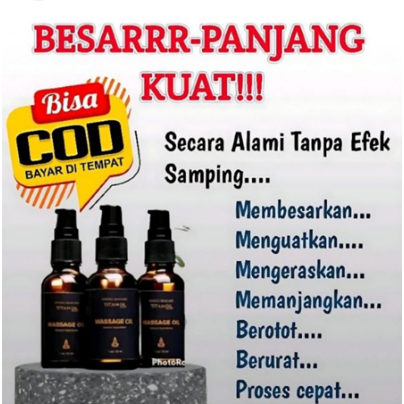 New TITAN OIL for men (Pembesar & Panjang Permanen Kuat Tahan Lama)