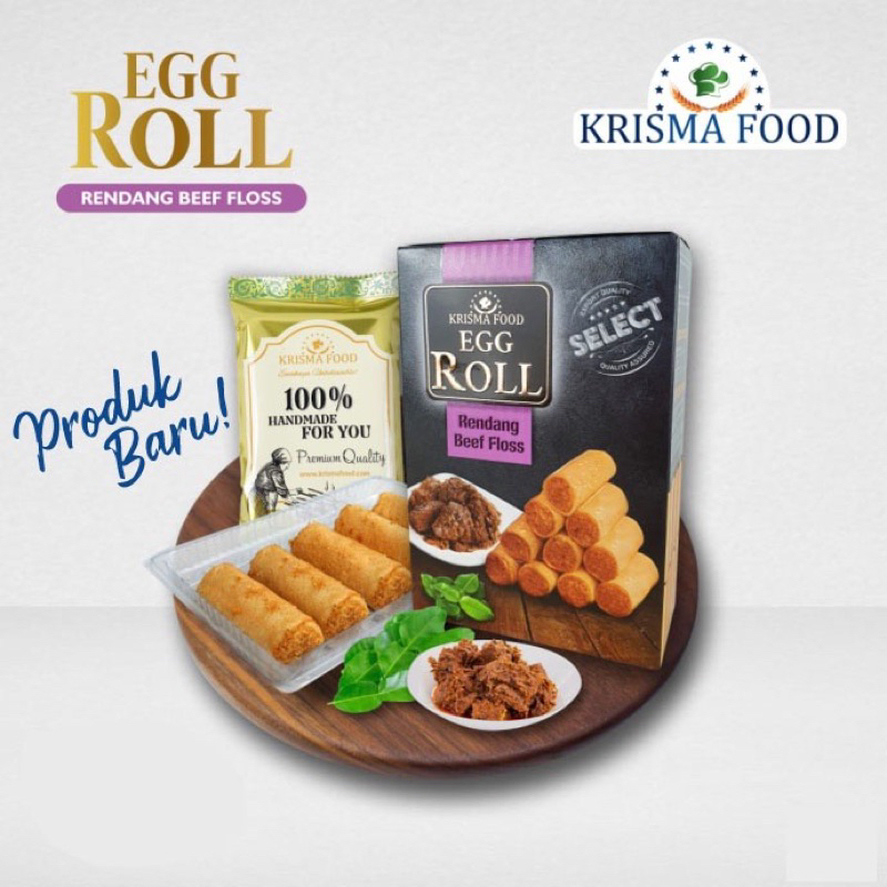 

KRISMA FOOD EGG ROLL RENDANG BEEF FLOSS