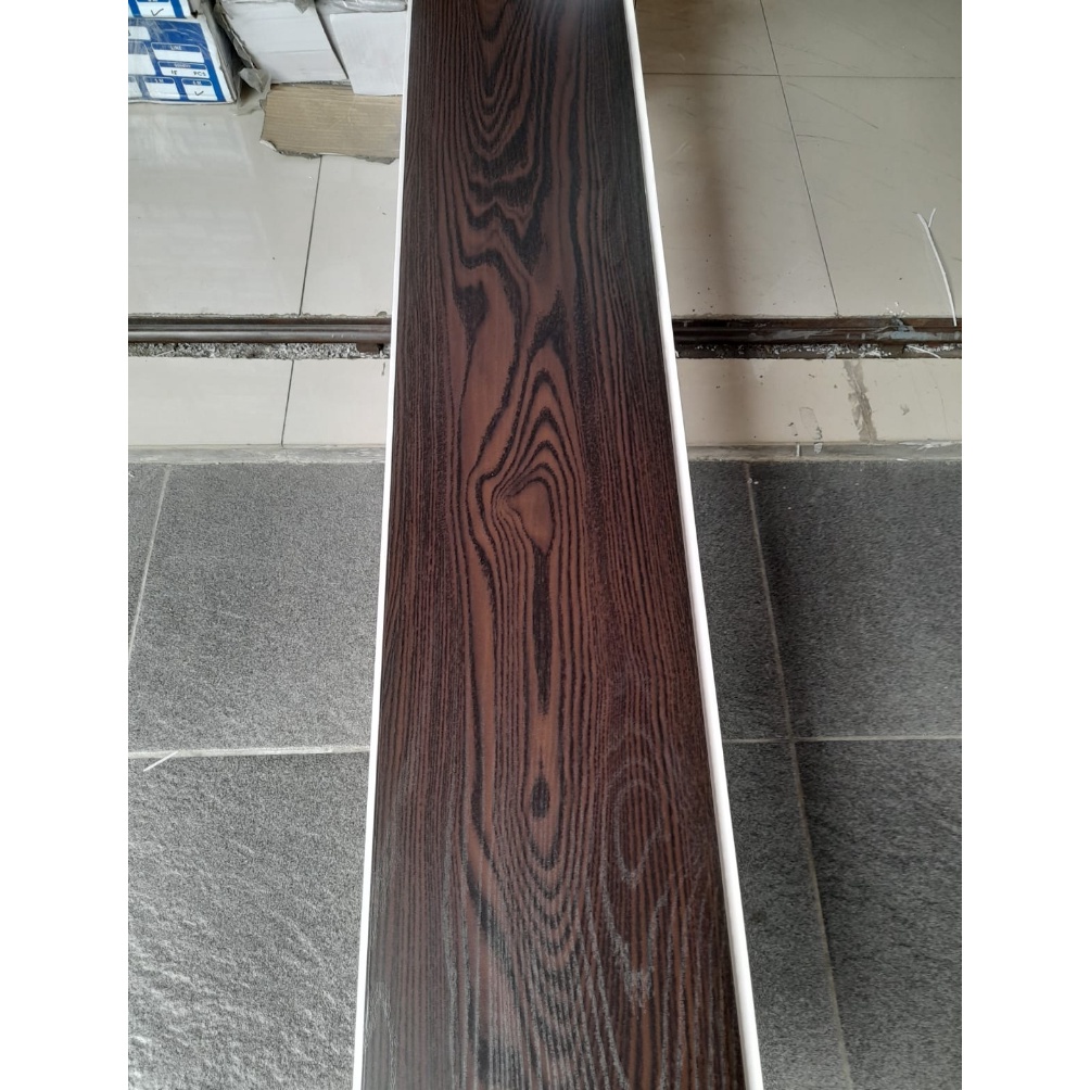 [✱G46&amp;] plafon PVC doff laminated motif serat kayu coklat Hoda i-707 DF Special